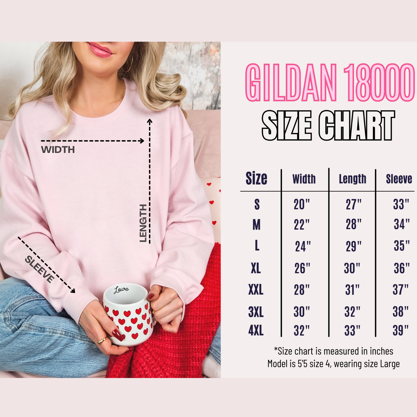 Teacher Appreciation Sweatshirt – Personalized Gift for Educators, Cozy Valentine's Day Crewneck