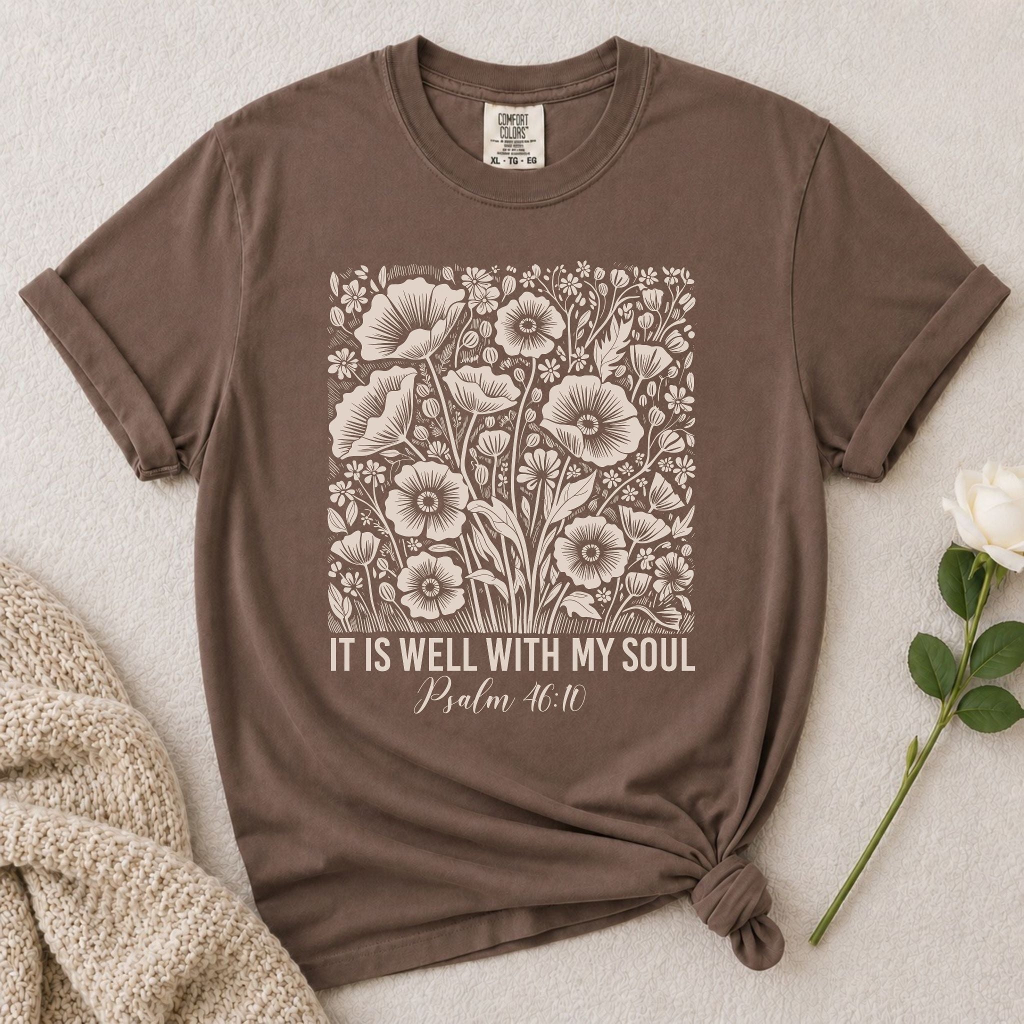 Vintage Floral Soul T-Shirt