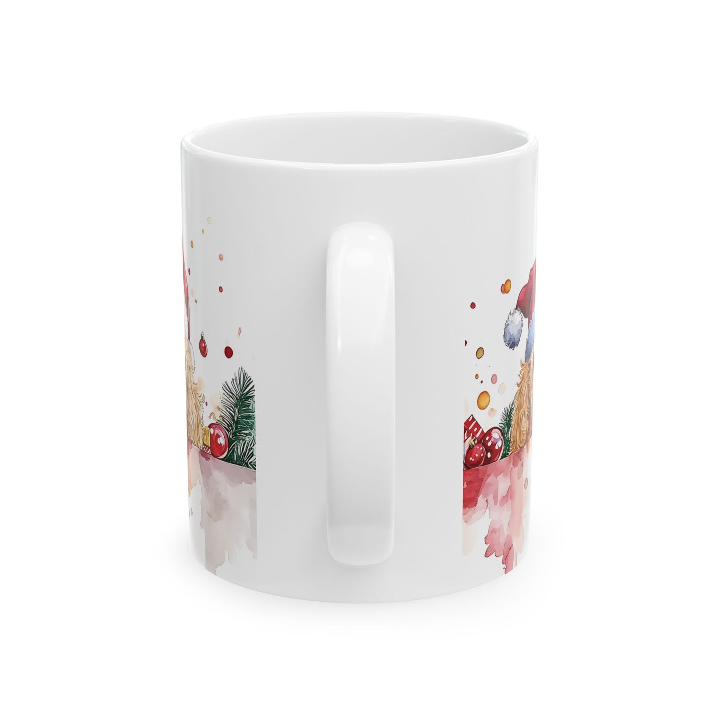 Festive Poodle Christmas Mug – Perfect for Dog Lovers