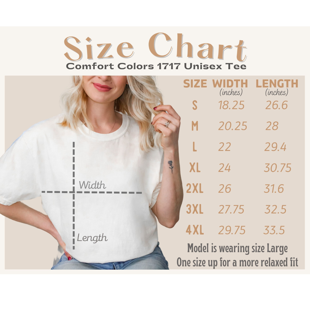 Easter Bow Comfort Colors T-Shirt