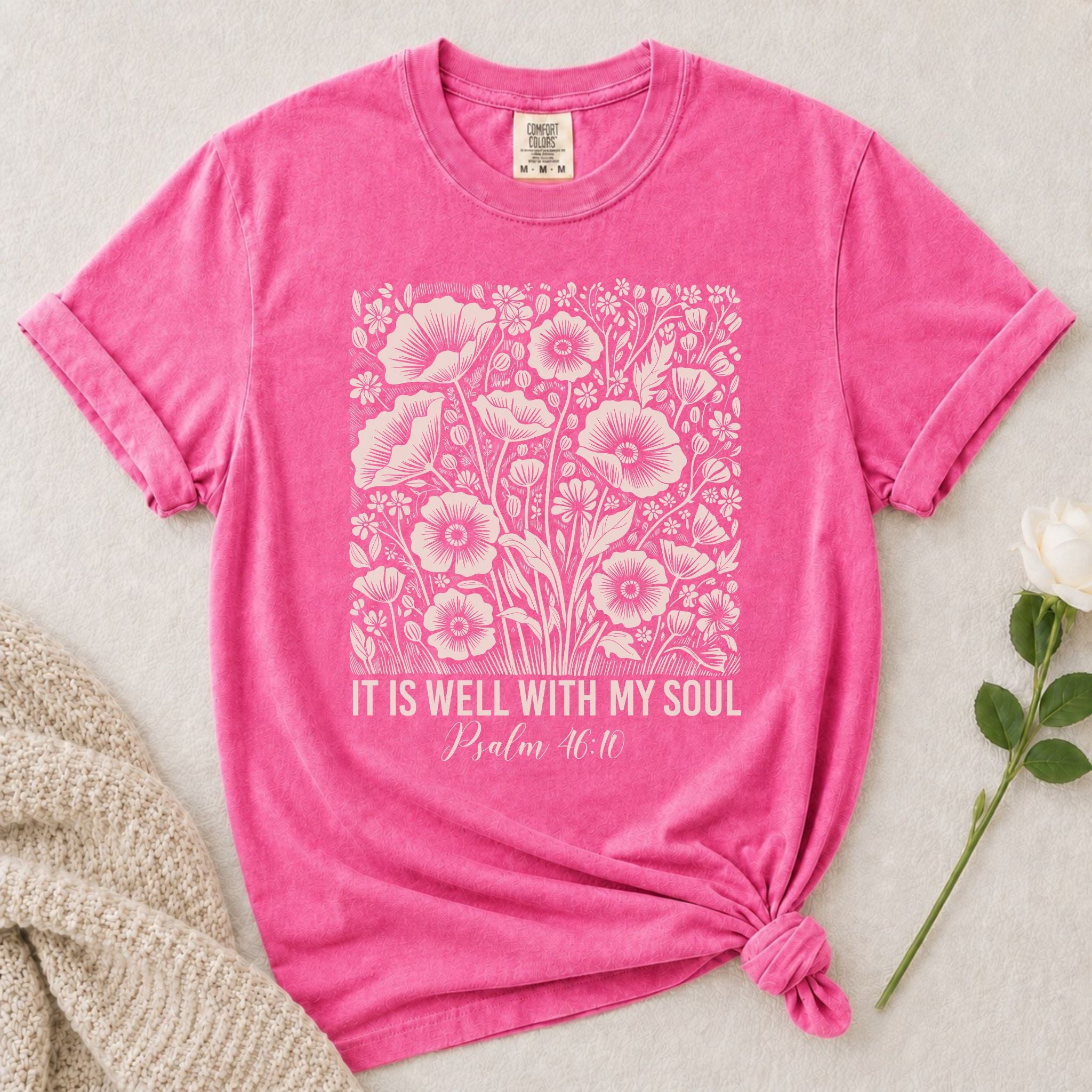 Vintage Floral Soul T-Shirt