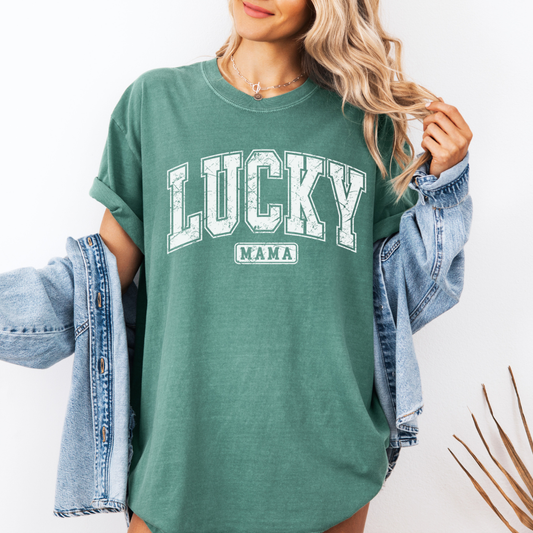 Lucky Mama Comfort Colors T-shirt
