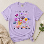 It Is Well Wildflowers T Shirt