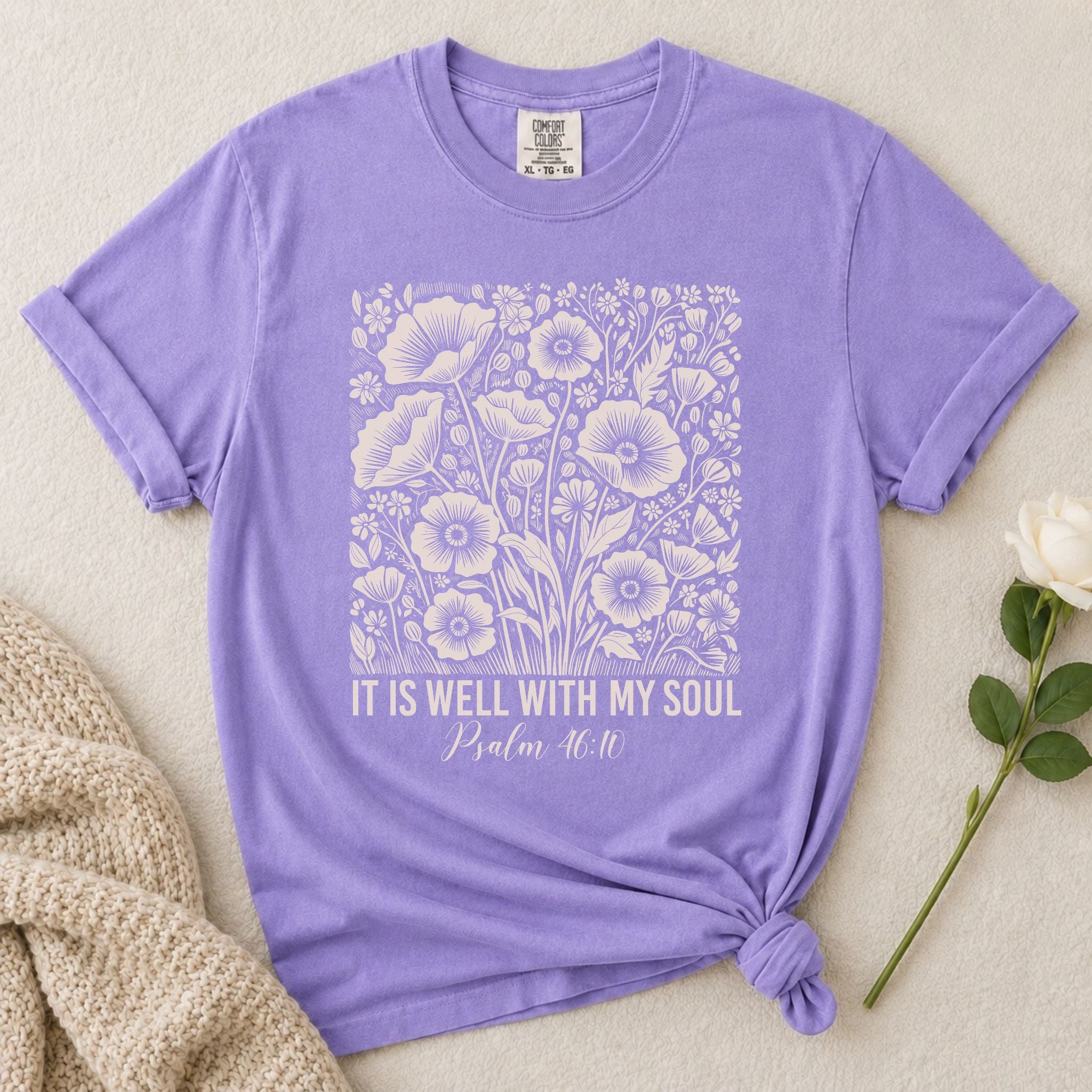 Vintage Floral Soul T-Shirt