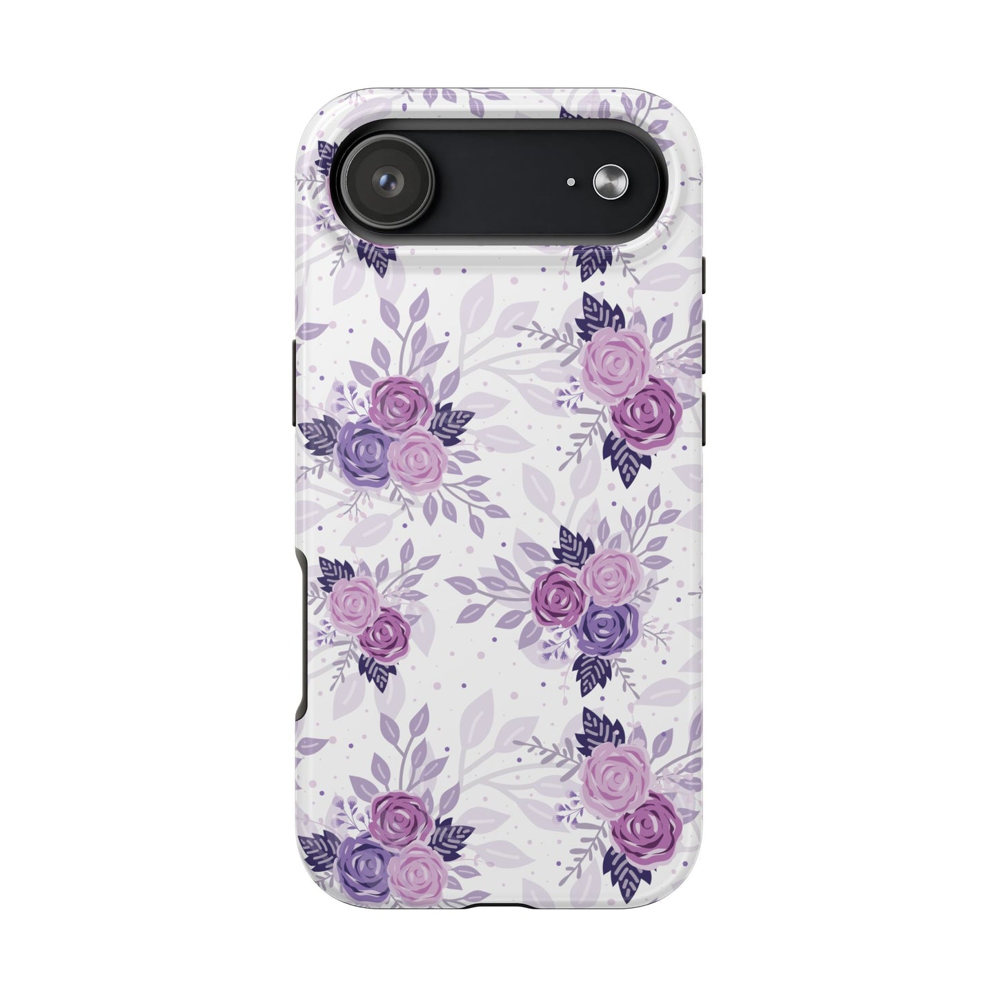 Purple Rose Floral Tough Phone Case