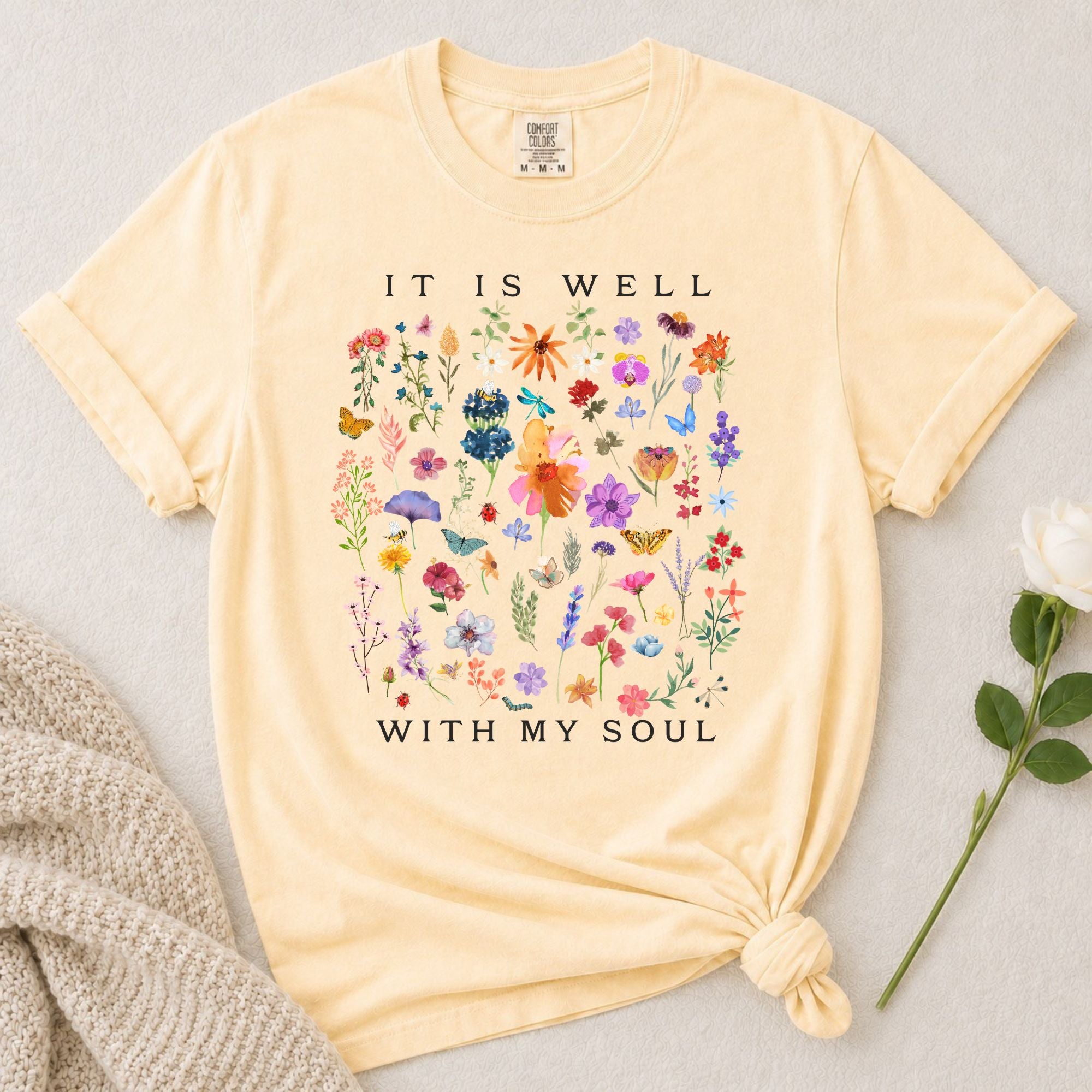 It Is Well Wildflowers T-Shirt