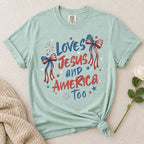 Loves Jesus America Too T-Shirt