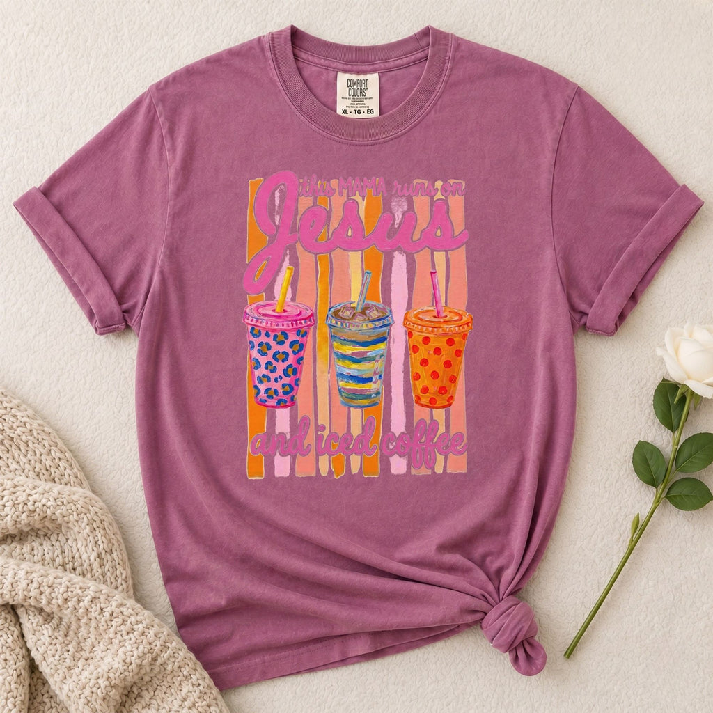 This Mama Runs On Jesus T-Shirt