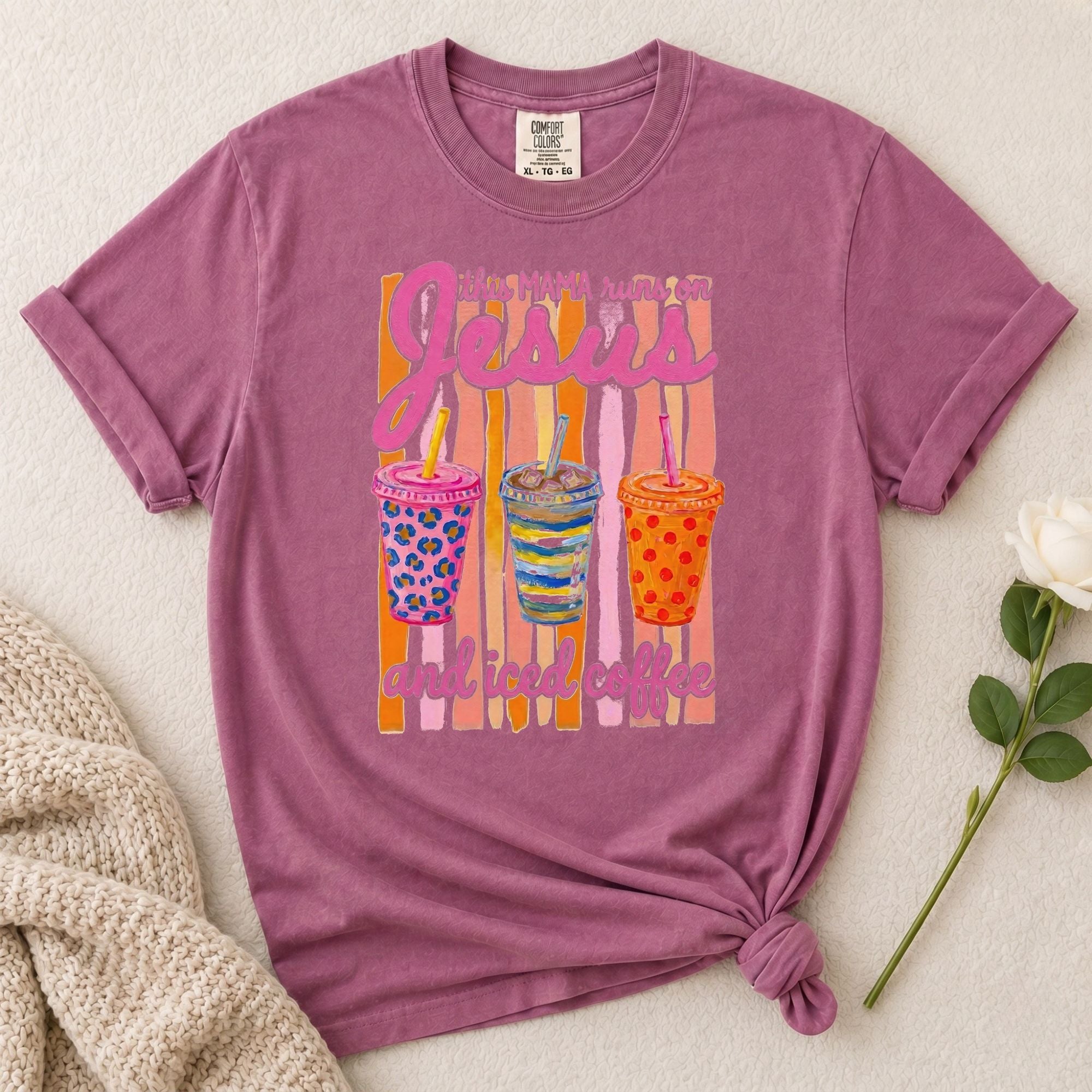 This Mama Runs On Jesus T-Shirt