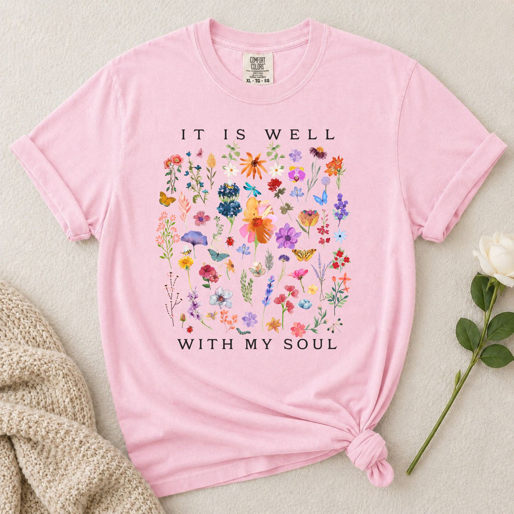 It Is Well Wildflowers T-Shirt