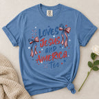 Loves Jesus America Too T-Shirt