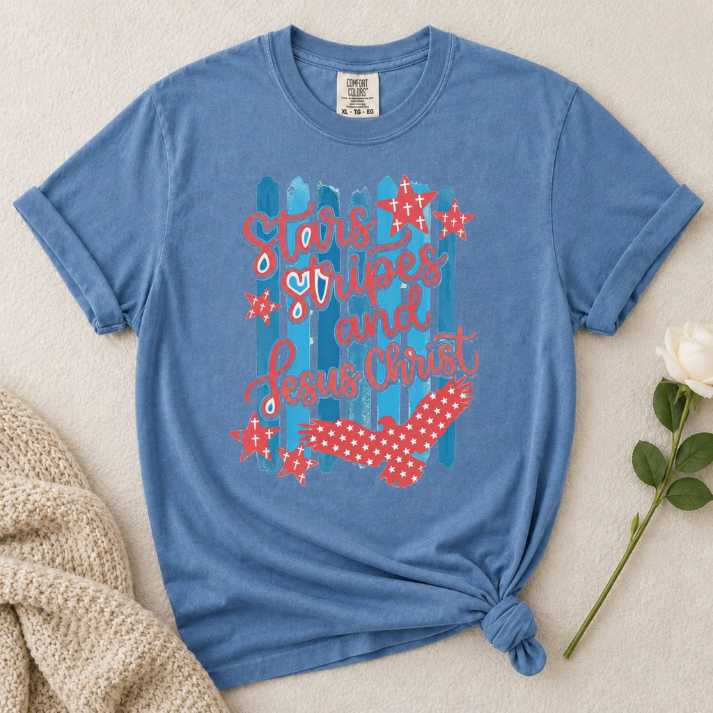 Stars Stripes Jesus T-Shirt