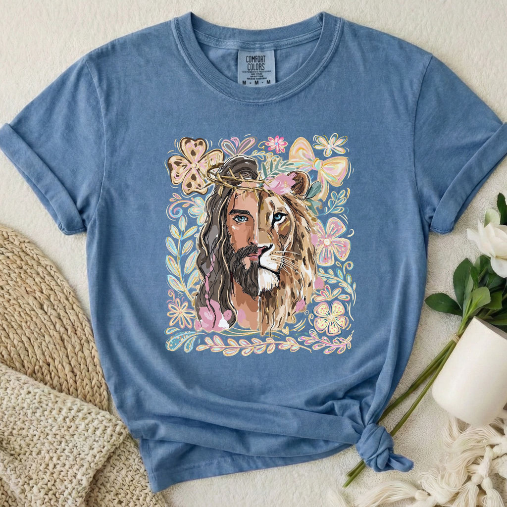 Lion And Lamb Jesus T-Shirt