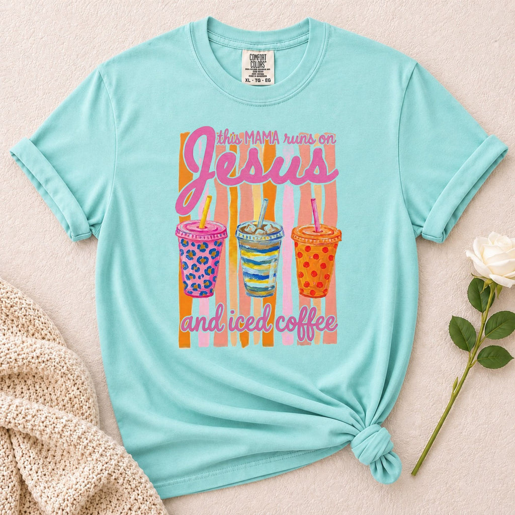 This Mama Runs On Jesus T-Shirt