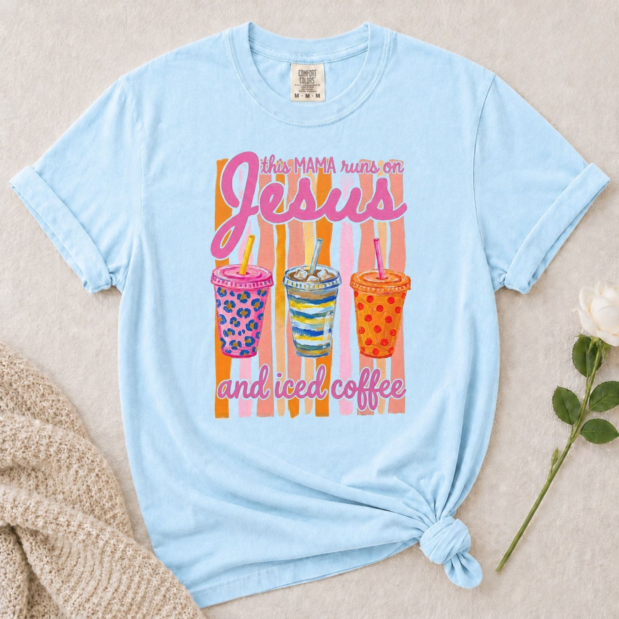 This Mama Runs On Jesus T-Shirt
