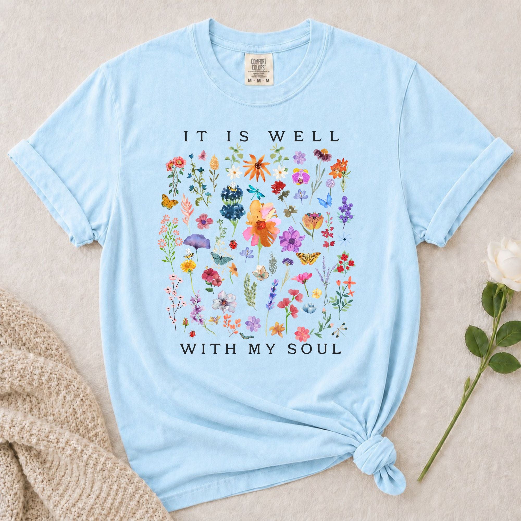 It Is Well Wildflowers T-Shirt