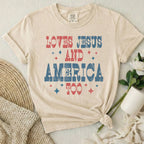 Loves Jesus America Too T-Shirt