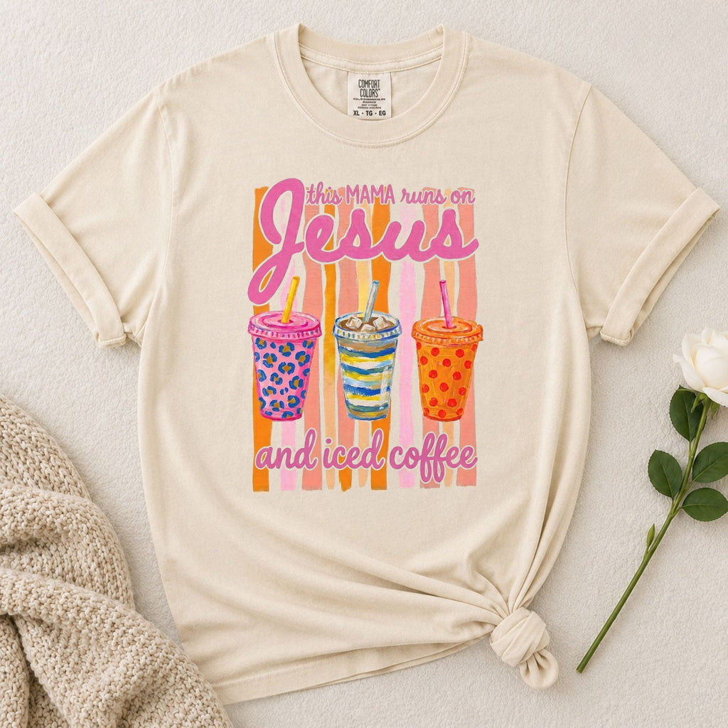 This Mama Runs On Jesus T-Shirt
