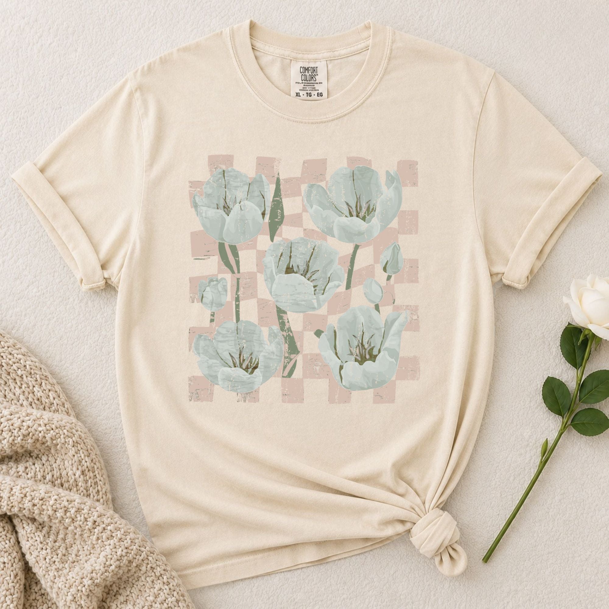 Tulip Checker T-Shirt