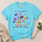 It Is Well Wildflowers T Shirt