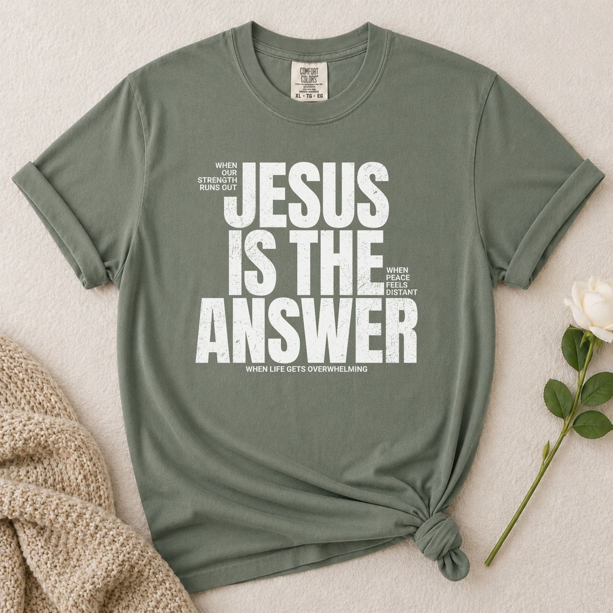 Jesus Is The Answer T-Shirt