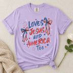 Loves Jesus America Too T-Shirt