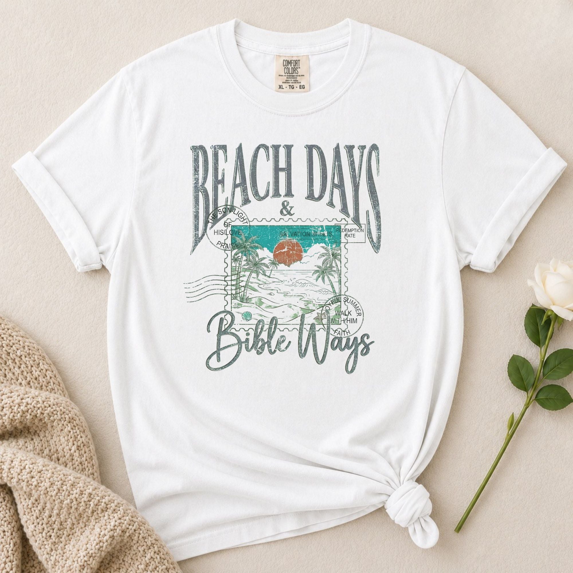 Beach Day Bible Ways T-Shirt