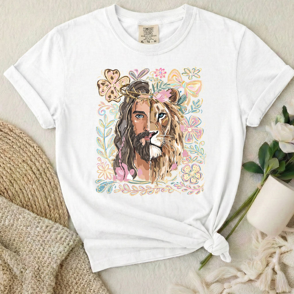Lion And Lamb Jesus T-Shirt