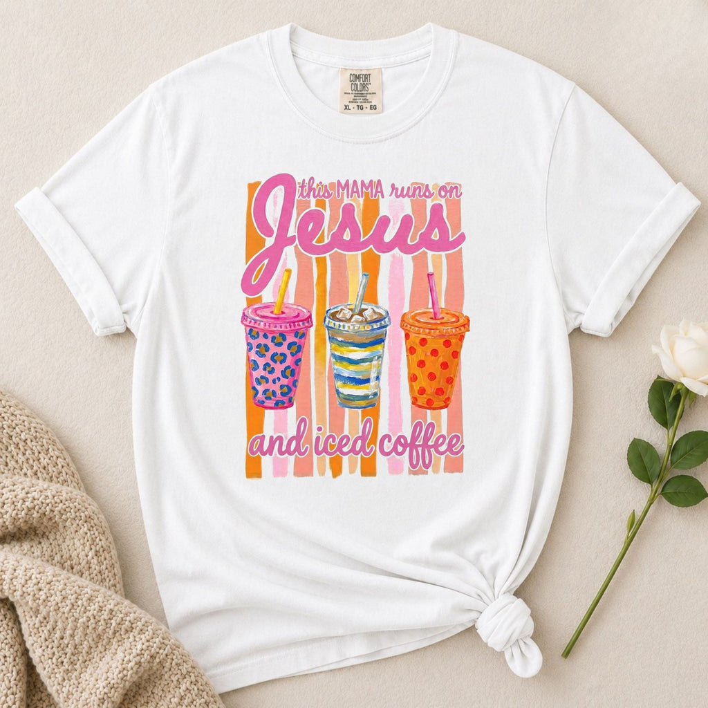 This Mama Runs On Jesus T-Shirt