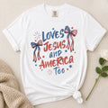 Loves Jesus America Too T-Shirt