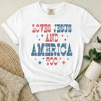 Loves Jesus America Too T-Shirt